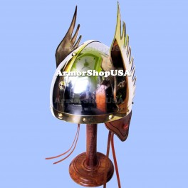 http://armorshopusa.com/405-thickbox_default/norman-helmet-with-liner-medieval-armor-helmet-norman-winged-helmet.jpg