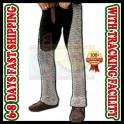 Armor Chainmail leggings, Hollywood Vintage Chain Mail Costume Legs Robin Hood