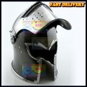 Medieval Barbute Barbuta Helmet Crusader Armour Helmet Roman Knight Helmet