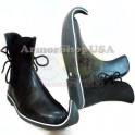 Medieval Leather Shoes, Ankle Shoes, Ancient Role-Play Armor Costume Mens shoe