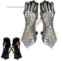 Medieval Knights Iron Gauntlets Hand Gloves Pair Roman Norman Vikings Knights Armour