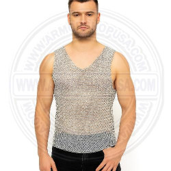 Butted Aluminum Chainmail Vest Shirt | Knight Armor Haubergeon