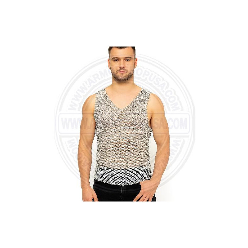Butted Aluminum Chainmail Vest Shirt | Knight Armor Haubergeon
