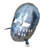 Medieval Templar Face Plate Helmet | 18 Gauge Steel Dome Topped Crusader Helm with face Guard