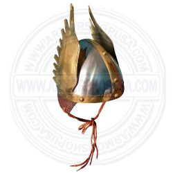 Medieval Norman Wing Helmet | Wearable Armor Helm