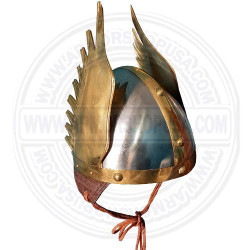 Medieval Norman Wing Helmet | Wearable Armor Helm