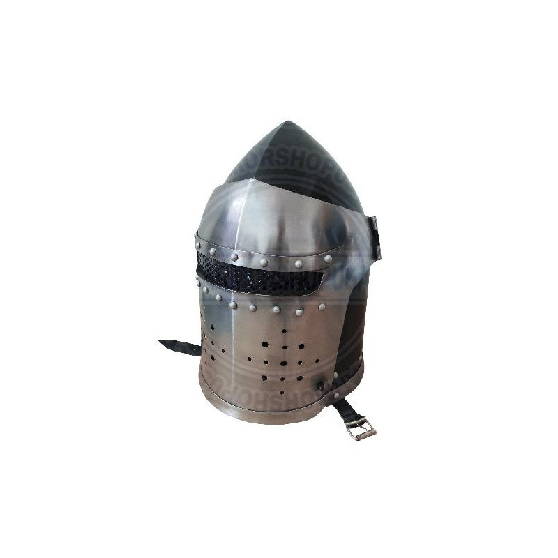 Medieval Barbuta Knight Shutter Helmet | Wearable Templar Armor Helm