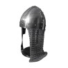 Medieval Norman Crusader Helmet With Chainmail Amror | Wearable Armor Helm