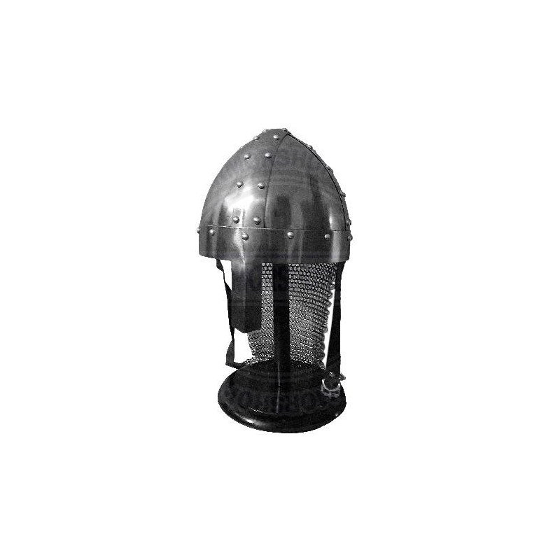 Medieval Norman Crusader Helmet With Chainmail Amror | Wearable Armor Helm
