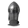 Medieval Norman Crusader Helmet With Chainmail Amror | Wearable Armor Helm