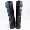 Handmade Leather Long Boots | Medieval Viking & Pirate LARP Footwear