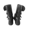 Handmade Leather 3 Buckle Pointe Toe Boots | Medieval Viking & Pirate LARP Footwear
