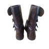 Handmade Leather 3 Buckle Pointe Toe Boots | Medieval Viking & Pirate LARP Footwear