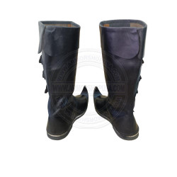 Medieval Elf Boots - Pointed Toe Leather Viking Boot