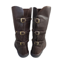 Medieval Jester Style Back Buckled Boots