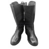 Medieval Elf Back Buckled Boots - Round Toe Leather Viking Boot