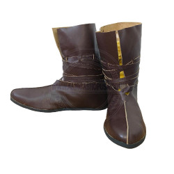 Medieval Jester Style Back Buckled Boots
