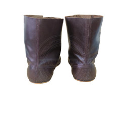 Handcrafted Medieval Front Buckle Boots  for medieval reenactments