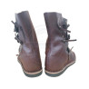 Historical Minimalist Leather Ankle Boots - Handcrafted Zero-Drop Reenactment Shoes, Unisex Barefoot LARP & Cosplay Boots