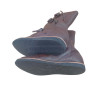 Historical Minimalist Leather Ankle Boots - Handcrafted Zero-Drop Reenactment Shoes, Unisex Barefoot LARP & Cosplay Boots