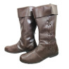 Handmade Leather Long Boots Side Laced