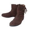 Historical Leather Suede Elf Boots - Mastercrafted Wizard & Jester Style Long Shoes, Tall Lace-Up Cosplay Costume Boots
