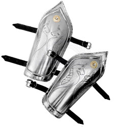 Medieval Knights Steel Vambraces | Iron Forearm Guards Pair