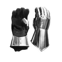 Medieval 18 Gauge Steel Gauntlets | Knight Hand Guards