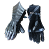 Medieval 18 Gauge Steel Nazgul Black Gauntlets | Knight Hand Guards