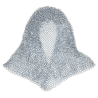 Butted Aluminum Chainmail Coif | Knight Armor V-Neck Hood