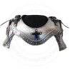 Medieval 18 Gauge Steel Iron Gorget and Pauldrons Set
