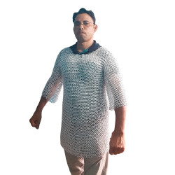 Butted Aluminum Chainmail Shirt | Knight Armor Haubergeon