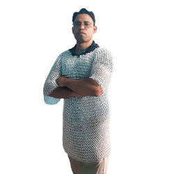 Butted Aluminum Chainmail Shirt | Knight Armor Haubergeon