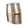 18 Gauge Crusader Templar Helmet | Wearable Knight Armor Helm
