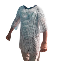 Butted Aluminum Chainmail Shirt | Knight Armor Haubergeon
